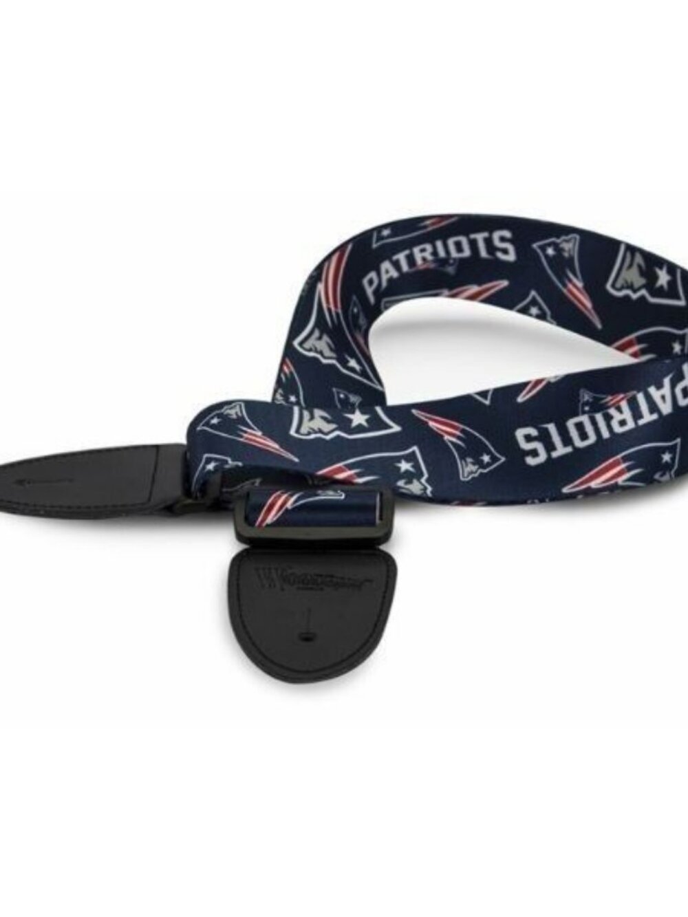 New England Patriots Guitar Strap Premium Holder Woodrow Music NFL Official